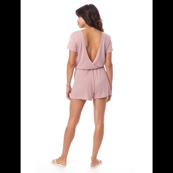 NWT ALTERNATIVE APPAREL Cross Back Jersey Romper* - Picture 3 of 7